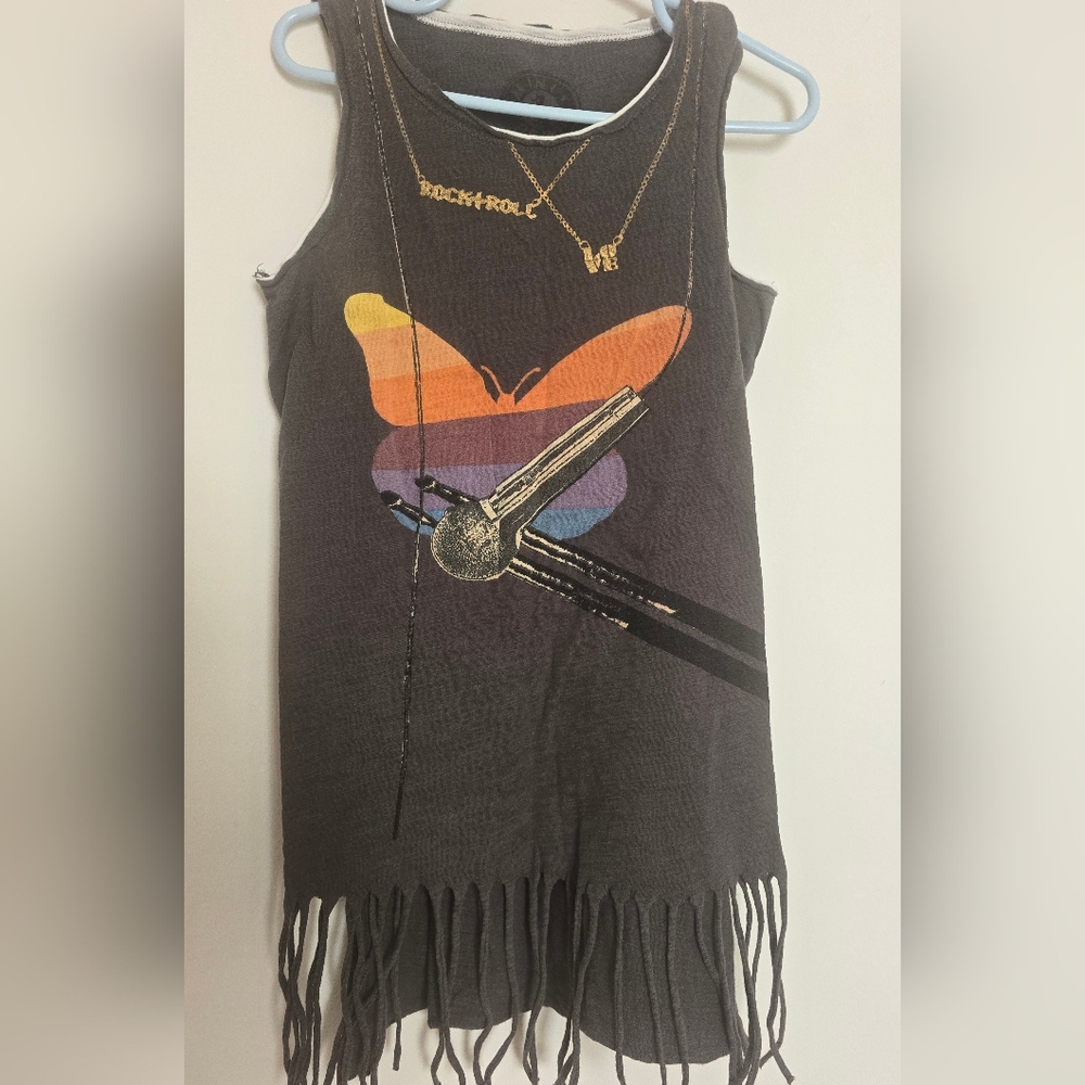 Mini Shatsu Fringe Tank Top